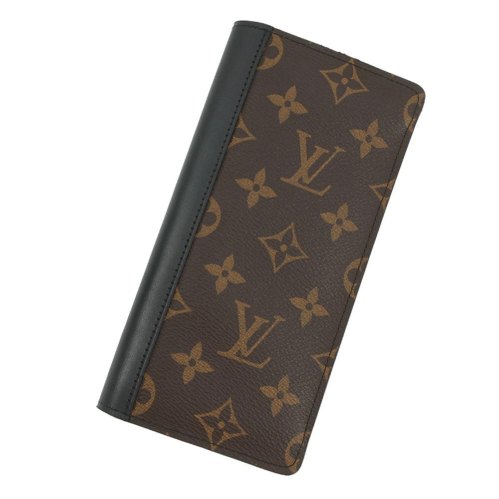 Louis Vuitton Monogram Macassar Brown Portefeuille Tanon Long Wallet Bi fold